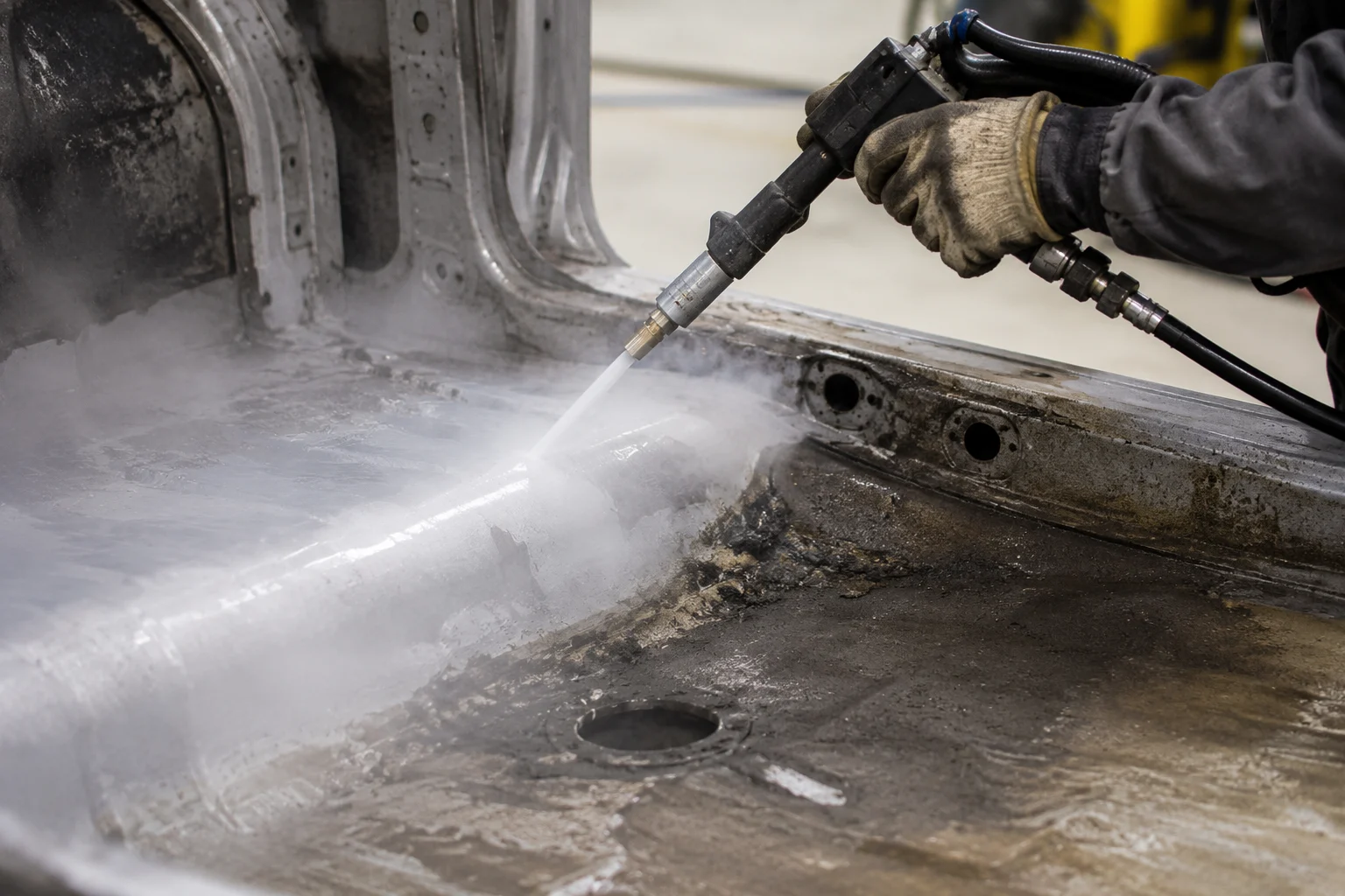 Dry Ice Blasting for Vehicles